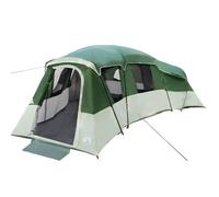 Tente familiale spacieuse - vidaXL - Vert - 762x655x218 cm - Taffetas - Imperméable - 20 personnes - 4 chambres