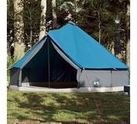 Tente familiale tipi 12 personnes bleu imperméable Noir G