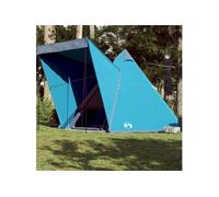 Vidaxl Tente Familiale Tipi 6 Personnes Bleu Imperméable