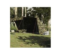 vidaXL Tente tipi familiale 8 personnes camouflage imperméable 4009451