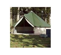 Tente familiale tipi 6 personnes vert imperméable