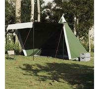 Tente familiale tipi 6 personnes vert imperméable Noir G