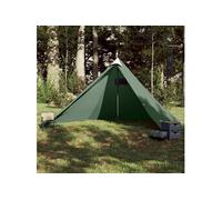 Tente familiale tipi 7 personnes vert imperméable