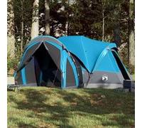 Tente familiale tipi 8 personnes bleu imperméable