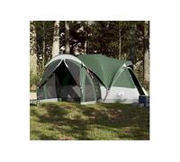 Tente familiale - vidaXL - Tipi 8 personnes - Imperméable - Vert - Facile à monter
