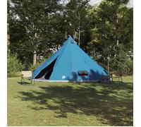 Tente Familiale - Tipi Bleue - Imperméable - 12 Personnes - 560x560x300 cm