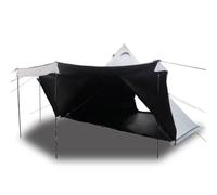 Tente familiale tipi pour 6 personnes, vert, imperméable