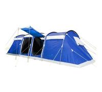 Skandika Montana 10 Sleeper Protect - Tente familiale Tunnel - 10 Personnes - Tapis de Sol Cousu - Cabines Sombres - Technologie Sleeper 580 x 410 cm
