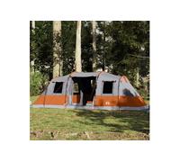 Tente familiale tunnel 6 personnes gris imperméable