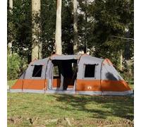vidaXL Tente familiale tunnel 6 personnes gris imperméable, tente, abri de camping, abri de jardin, tente de camping, abri 4009418