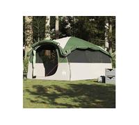 Tente familiale tunnel 6 personnes vert imperméable
