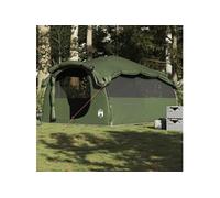 vidaXL Tente familiale tunnel 6 personnes vert olive imperméable, tente, tente de jardin, abri extérieur, tente de camping, 4009575