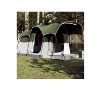 Tente familiale tunnel 8 personnes vert imperméable