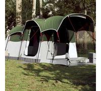 vidaXL Tente familiale tunnel 8 personnes verte imperméable