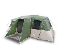 Tente familiale tunnel pour 16 personnes - Tente de camping imperméable en polyester 185T avec revêtement en polyuréthane - Tente familiale spacieuse pour les aventures en plein air - Robuste et