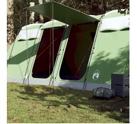 Tente familiale tunnel - vidaXL - 8 personnes - Imperméable - 698x315x200 cm - Vert - 4 chambres - 2 portes - E-port
