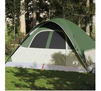 vidaXL Tente familiale 94555 - 6 personnes - imperméable - vert