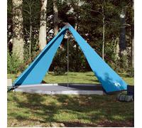 Vidaxl Tente Familiale Tipi 8 Personnes Bleu Imperméable