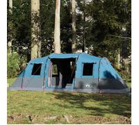 Vidaxl Tente Familiale Tunnel 6 Personnes Bleu Imperméable