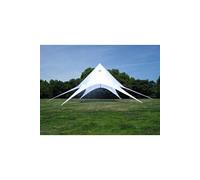 Tente forme étoile 10m , Blanc