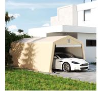 Tente garage carport dim. 6,2L x 3,3l x 2,4H m acier galvanisé robuste PE haute densité 150 g/m² imperméable anti-UV
