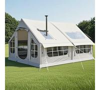 Tente Gonflable 6 à 8 Personnes | Tentes de Camping gonflables d'extérieur avec Pompe, tentes gonflables Multi-pièces pour 6 à 8 Personnes, tentes de Glamping pour campings familiaux 4 Saisons