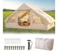 Tente Gonflable for 3 à 5personnes for Le Camping, Tente de Camping imperméable et Coupe-Vent for Toutes Les Saisons, for Le Camping Familial et Les Courts Voyages