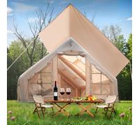 Tente Gonflable pour 2 à 10 Personnes avec Pompe intégrée, étanche et Coupe-Vent, Montage Rapide, Tente de Camping familiale, idéale pour l'extérieur et Les Festivals.