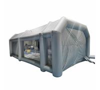 Tente gonflable Tente de fête Cabine de peinture gonflable Tente cabine de pulvérisation Oxford PVC 4*2.5*2.2m 13x8.2x7.2Ft