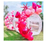 Tente Gonflable Transparente, Tente à Bulles Gonflable Transparente en PVC, Maison à Bulles avec souffleur for fête de Mariage, dôme Transparent for Camping Familial, fête dans Le Jardin, Observation