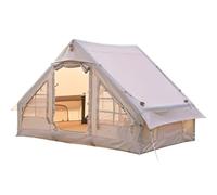 Tente, Grande Tente Gonflable 4 Saisons for Le Camping, tentes de Camping en Plein air for 5 à 6 Personnes avec cric de poêle et fenêtres en Maille, tentes Oxford faciles à Installer(Oxford Cloth)