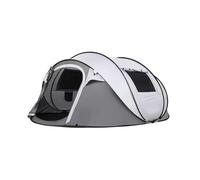 Tente immédiate spacieuse - Plan d'éclatement - 9,2 x 6 - Surface au sol familiale - Fixation rapide - Tâches extérieures - Polyester permanent ventilé - Imperméable