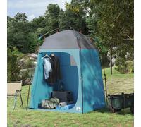 Vidaxl Tente De Douche Avec Stockage Bleu 160 X 160 X 227 Cm Acier