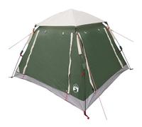 Tente instantanée pour 3 personnes avec système de pluie et de montage | Polyester 185T, revêtement PU, résistant aux UV, E-Port, deux portes, poches en maille, sac de transport, dix piquets