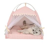 Tente intérieure pour chat | Maison endormie pour chat princesse | Niche pour chat en tissu respirant | Tente pour animaux de compagnie Chats Niche confortable pour chats Petits animaux de compagnie