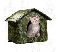 Tente isolée pour animaux de compagnie - Maison d'extérieur imperméable pour chat | Abri chaud pour chat sauvage, abri d'intérieur pratique et accessoires pour animaux de compagnie pour l'hiver, les
