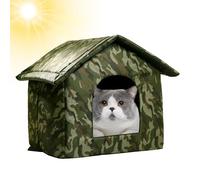Tente isolée pour animaux de compagnie - Maison d'extérieur imperméable pour chat | Abri chaud pour chat sauvage, abri d'intérieur pratique et accessoires pour animaux de compagnie pour l'hiver, les