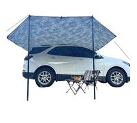 Tente Latérale de Camping for Voiture, Tente de Voyage Autonome for Voiture, Résistante À La Pluie et au Soleil, Adaptée aux Camions, Monospaces, SUV, Voitures(Multi-colored,Aluminum strut)