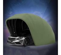 Tente mobile entièrement automatique pour garage avec télécommande, abri pliable en acier inoxydable pour stationnement de voiture, abri robuste (vert)