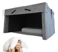 Tente occultante et insonorisante - Cabine de couchage pliable de qualité supérieure avec deux haut-parleurs intégrés pour une meilleure intimité et un contrôle de la lumière