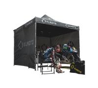Tente Paddock XLMOTO Easy-Up Avec Cloisons Noire Noir