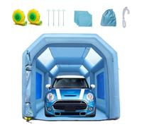 VEVOR Cabine de peinture gonflable 6x3x2,5 m Oxford 210D, 2 souffleurs, système de filtration