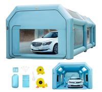 Tente Peinture Auto - VEVOR - Cabine Peinture Gonflable Voiture Pulvérisation 2 Souffleurs 8x4x3 m