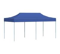 Tente pliable 3 x 6 m Bleu