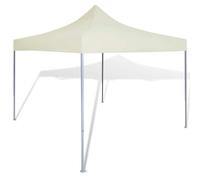 Tente Pliable Crème Tonnelle Chapiteau Pavillon Jardin Patio Terrasse vidaXL
