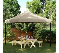 Tente Pliable Crème Tonnelle Chapiteau Pavillon Jardin Patio Terrasse vidaXL