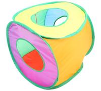 Tente Pliable pour Chat Cube Semi-fermé en Polyester | Maison de Jeu pour Chat, Format Cube, Usage Toutes Saisons, Design Pop-up pour Intérieur