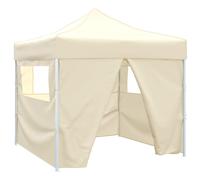 Tente Pliable Vert avec 4 Parois Tonnelle Pavillon Tente de Réception vidaXL