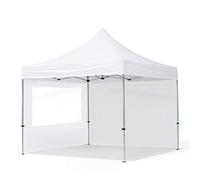 TOOLPORT Tonnelle pliante 3x3m Polyester haute qualité 700 blanc - 59017