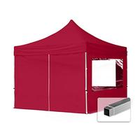 TOOLPORT Tente pliante 3x3m rouge imperméable